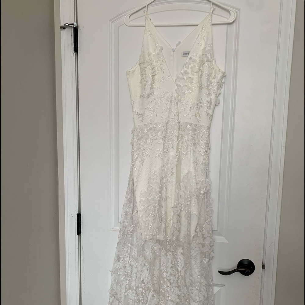 White on white Sydney dress the population gown